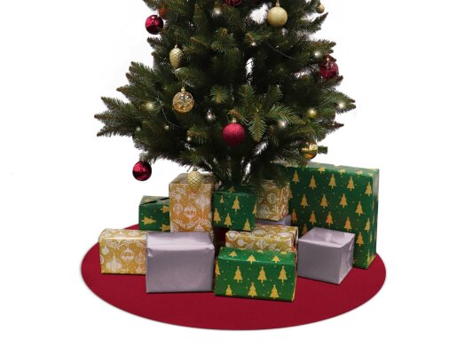 Die perfekte Weihnachtsbaumunterlage aus Nadelfilz - Die perfekte Weihnachtsbaumunterlage aus Nadelfilz