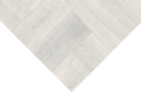 PVC TURIN | Fischgrät Weiß 009S | 2,00m Breite