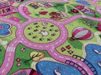 Spiel- und Kinderteppich SWEET CITY - 95x200 cm