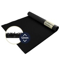 Kunstrasen FUN4YOU - Schwarz - 2,00m x 12,50m