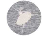 3D Spielteppich NAVAJO - Ballerina - Rund - 135cm