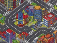 Spiel- und Kinderteppich BIG CITY | 95x200 cm
