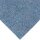 Nahaufnahme einer grün-blauen Teppichmatte mit Noppenstruktur. Text beschreibt die Produkteigenschaften: Extra weicher Nadelfilz mit 960 g/m², schnelle Trocknung durch hohe Wasserdurchlässigkeit, kein Nässestau dank Noppen, 8 mm Gesamthöhe, Material aus 50% Polyester und 50% Polypropylen. Abgebildet sind Icons zu den jeweiligen Eigenschaften.